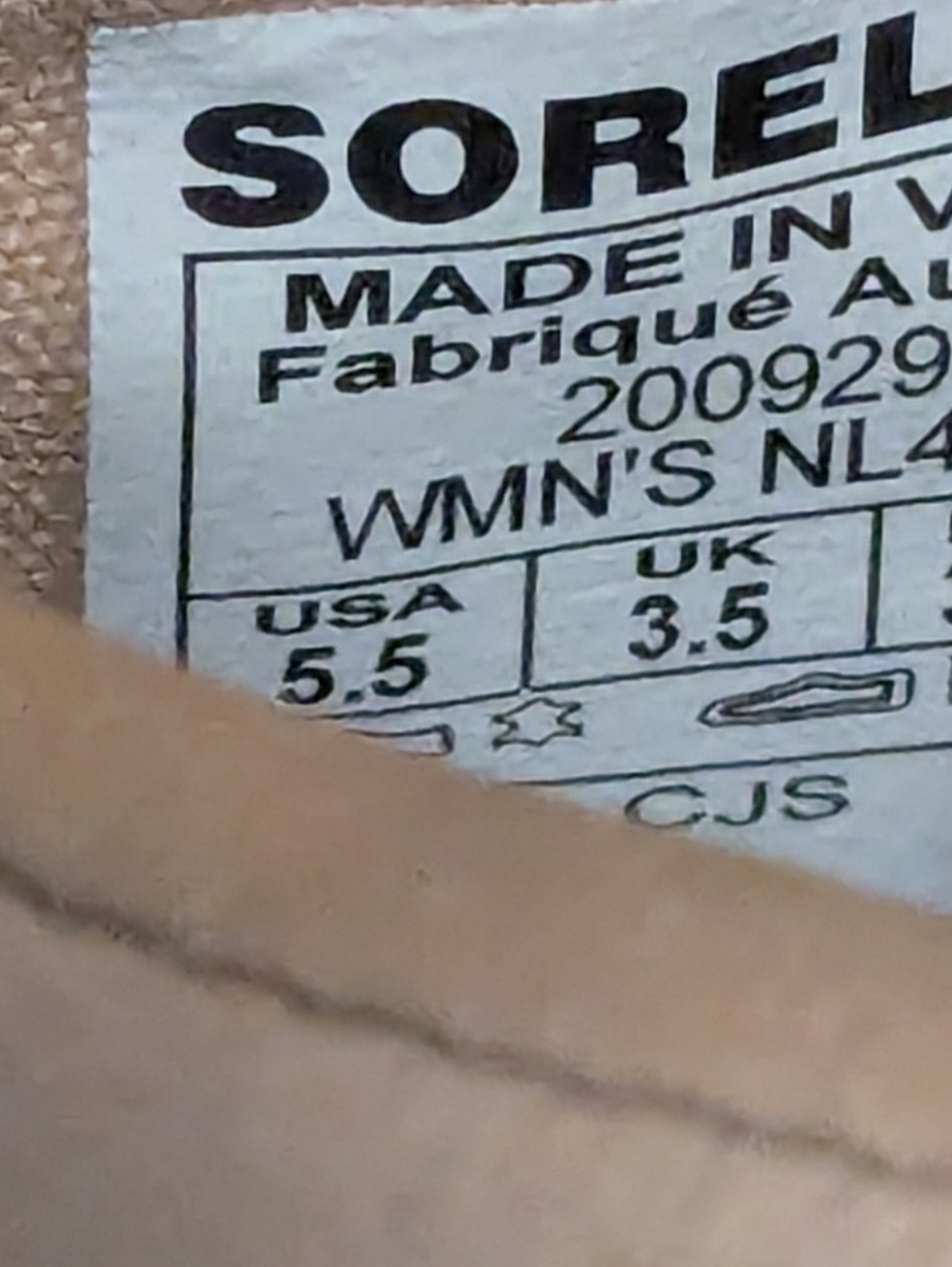 SOREL Womens Lennox Lace-Up Waterproof Hiking Boot Sz US 5.5 - Picture 5 of 10